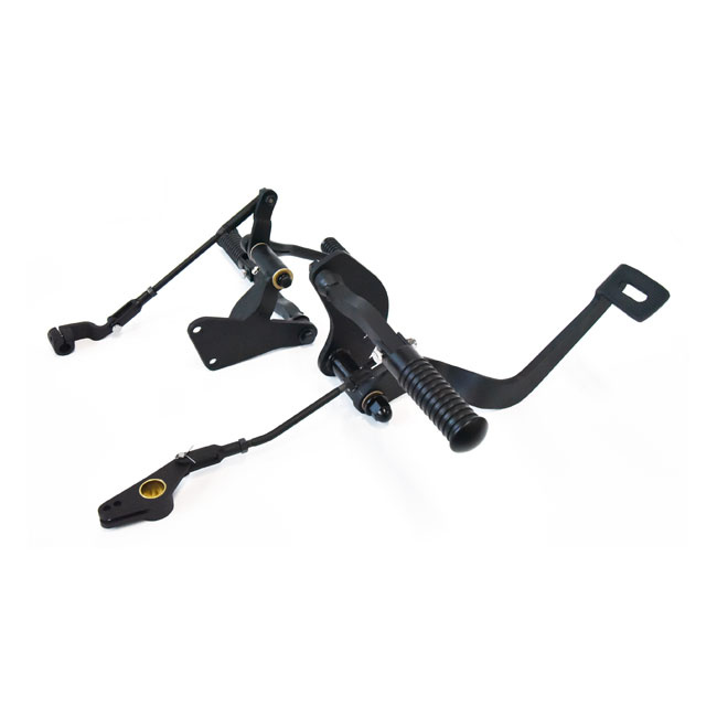 Evo Xl Forward Control Kit. O-Ring Pegs. Matte Black 91-03 5-Speed Xl