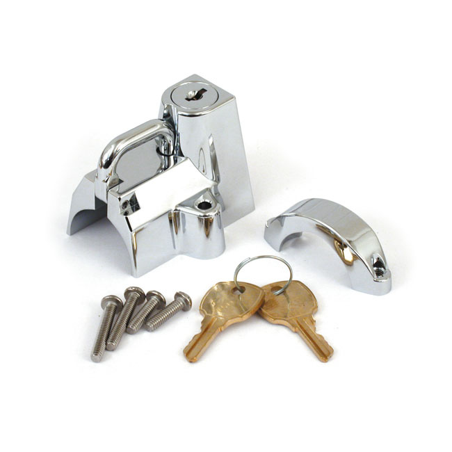 Oem Style Helmet Lock. Chrome 7/8