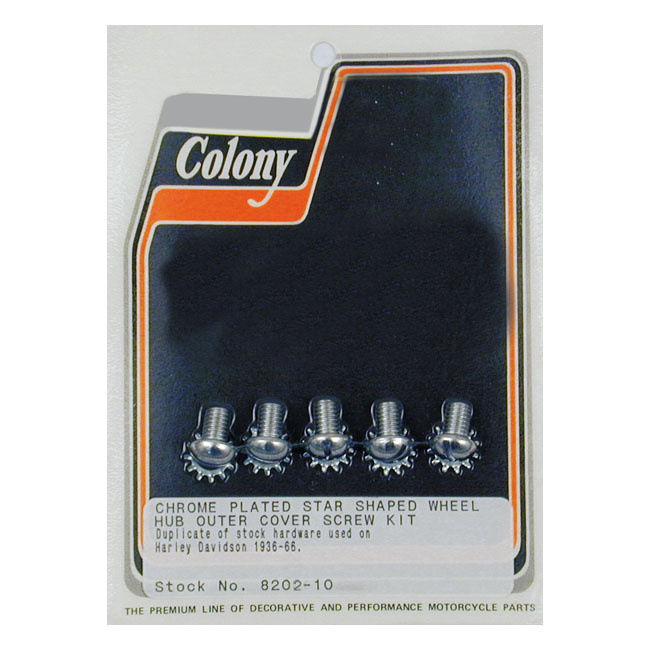Colony Star Hub Screws & Washer Set 36-66 B.T.