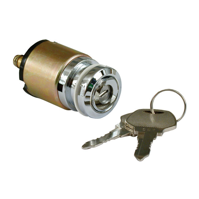 Fx Style Ignition Switch 'Thin', Flat Key. Chrome 77-93 Fx, Fxr, 77-11
