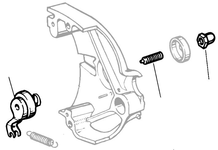 Justerskruv kopplingsst�ng XL 54-70