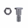 Shifter shoulder bolt and nut 47-65 Big Twin, 47-73 45 Shifter shoulder bolt and nut 47-65 Big Twin, 47-73 45
