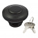 Gas Cap Vented With Lock, Black 96-18 H-D