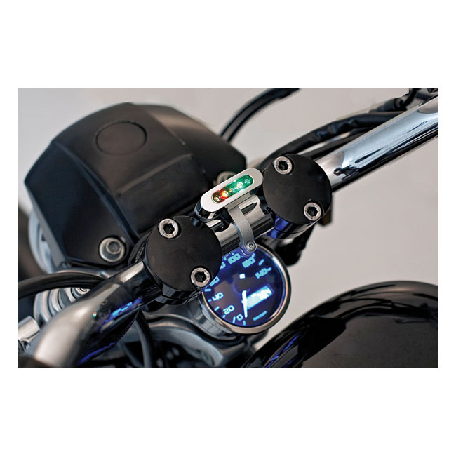 Daytona, Alpha Micro Led Indicator Kit. Chrome Universal