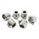 Smooth hose clamps, 1/4. Chrome Grooved For 1/4 inside diameter oil h Smooth hose clamps, 1/4. Chrome Grooved For 1/4 inside diameter oil h