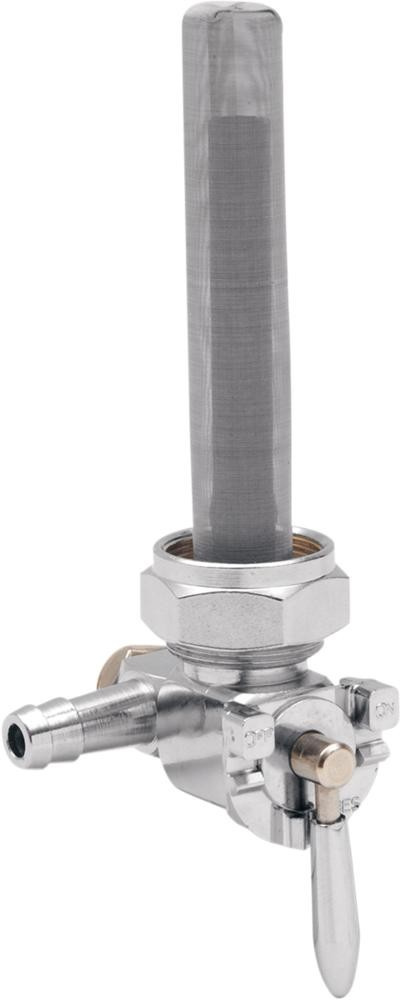 Accel High-Flow Fuel Spigot Angled Petcock W/Swivel Outlet