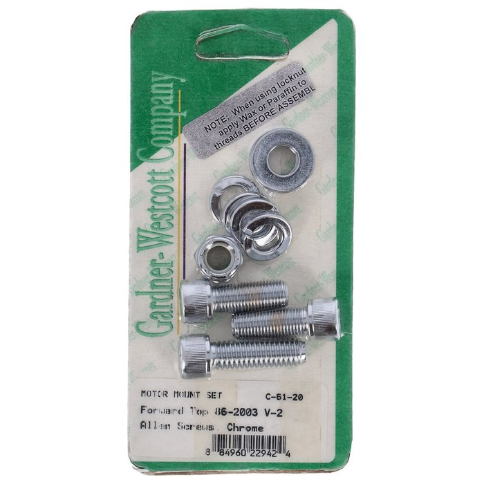 Engine mount top, forward 86-03 XL Sportster Chrome