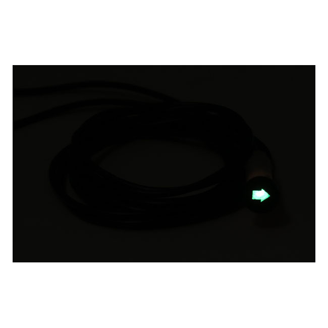 3/8 Indicator Light. Green, With 'Turn Signal Arrow' Symbol 91-03 Vari