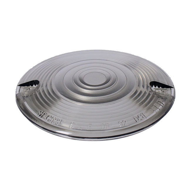 Replacement turn signal lens. Flat lens. Smoke 86-23 H-D (with flat le