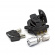 96-Up Ignition Switch, Side Hinge Type. Black 96-10 Softail, 93-05 Fxd