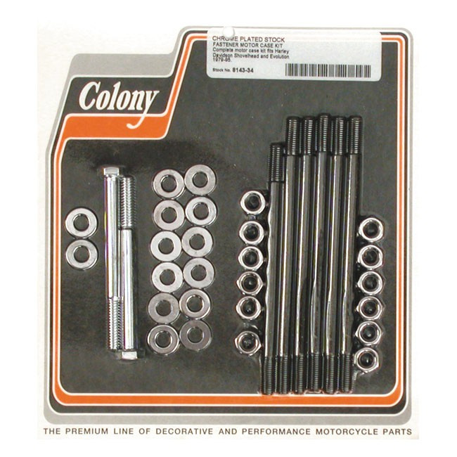 Colony Crankcase Bolt Kit 79-95 B.T.