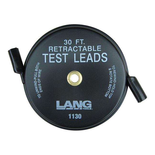 Lang Tools, Retractable Electrical Test Lead, Std Housi