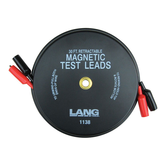Lang Tools, Retractable Electrical Test Lead. Magnetic