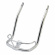 Vintage saddlebag rail, rear. Chrome 58-84 FL, FLH (without saddlebag Vintage saddlebag rail, rear. Chrome 58-84 FL, FLH (without saddlebag