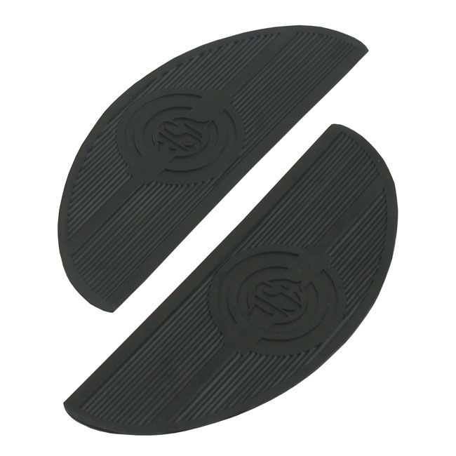 Oval Repl. Pads, Floorboards. Black 40-84 Fl Models And Others With Cl