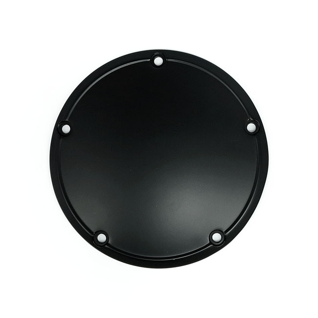 Derby Cover, Oem Style Domed. Matte Black 99-17 Dyna, 99-18 Softail (E