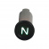 3/8 Indicator Light. Green, With 'N' Neutral Symbol 91-03 Various H-D