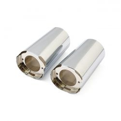Upper Fork Slider Covers. Chrome 14-23 Touring, 14-23 Trikes