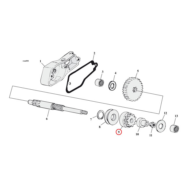 Wai, Starter Gear 65-88 B.T., 67-80 Xl