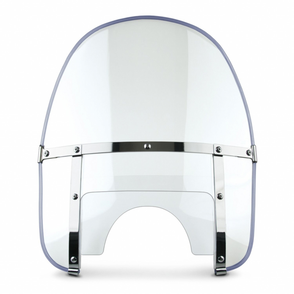 NC Beaded Heavy DutyT Windshield - Clear 49-59 FL, 87-17 FL Softail, 8