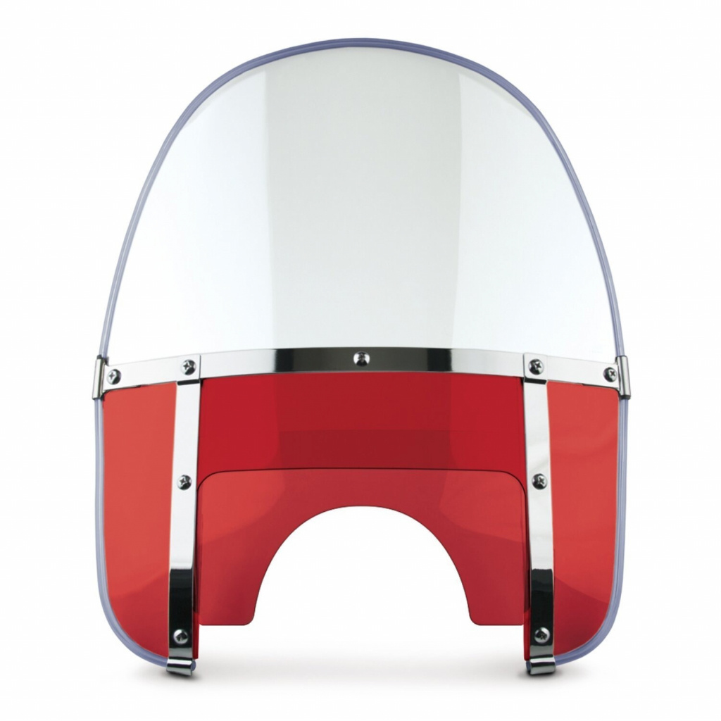 NC Beaded Heavy DutyT Windshield - Red 49-59 FL, 87-17 FL Softail, 80-