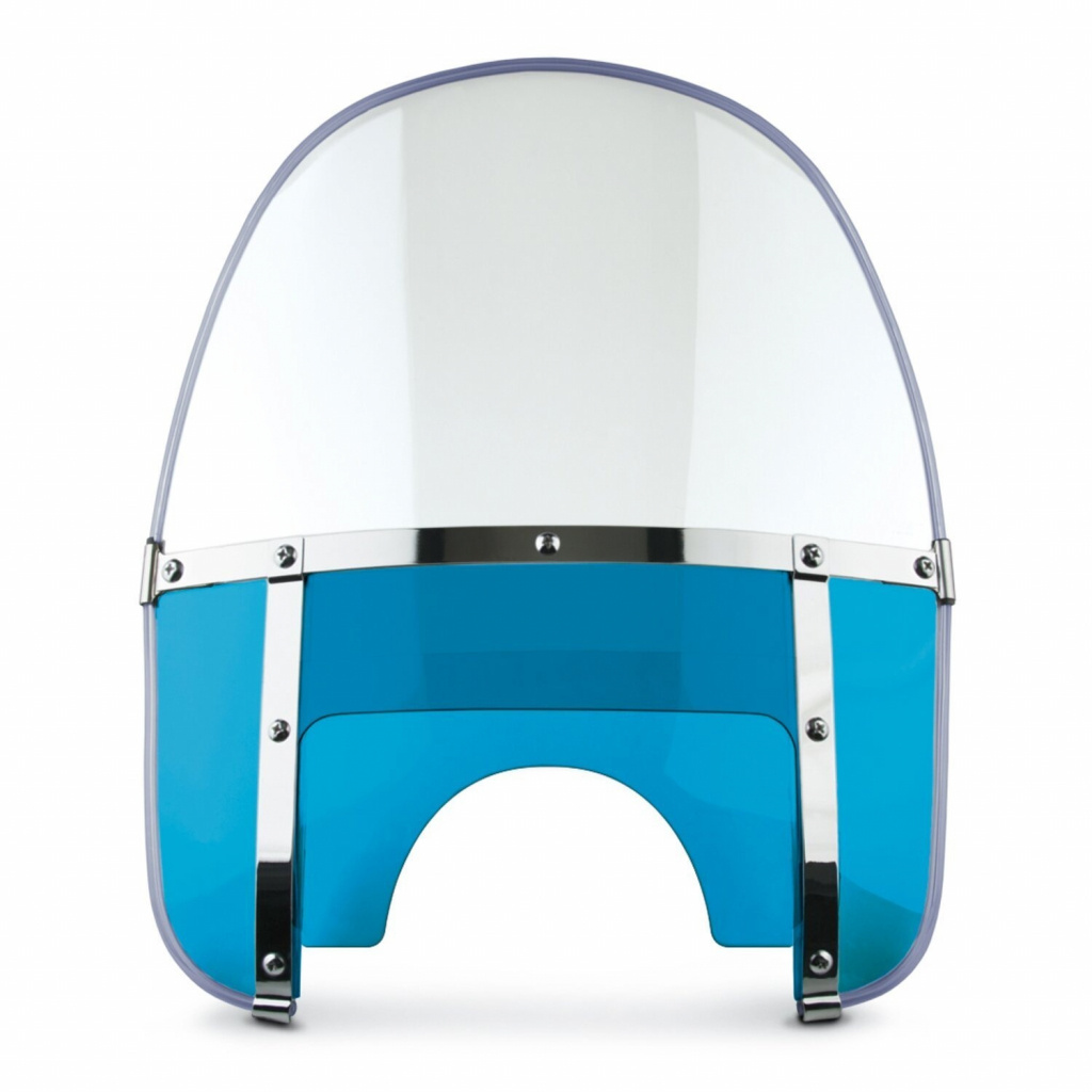 NC Beaded Heavy DutyT Windshield - Blue 49-59 FL, 87-17 FL Softail, 80