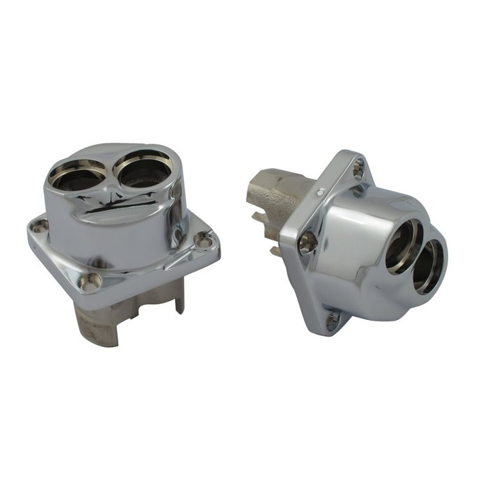 84-99 Tappet Block Set Front/Rear. Chrome 84-99 Evo B.T.  Chrome Plate