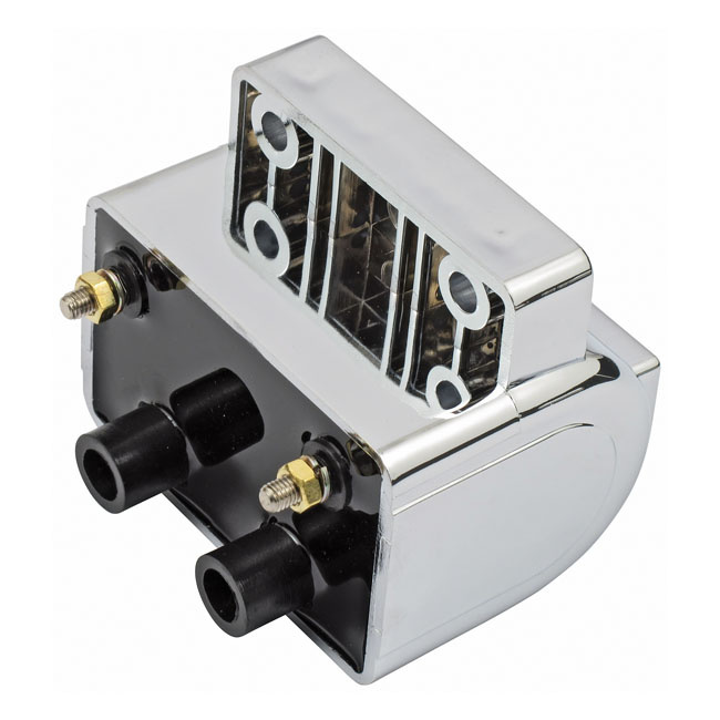 Oem Style Ignition Coil. 12V, 3 Ohm. Chrome 85-99 B.T.(Excl. Twin Cam