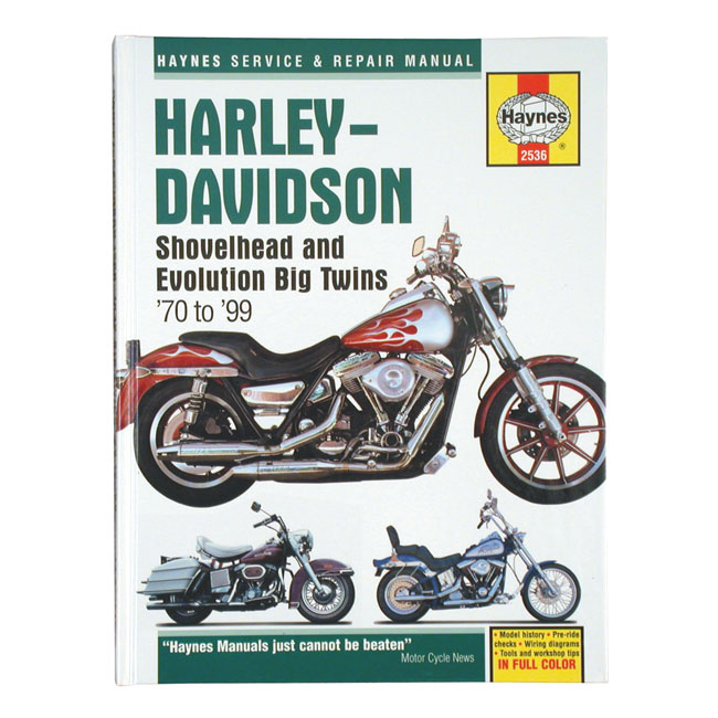 Haynes, Service Manual. 70-99 Big Twin 70-99 Shovel And Evo B.T. Model