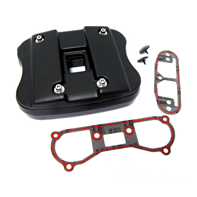 Evo Sportster Rocker Cover Set (1 Cyl.). Black 91-03 Xl, 86-90 Xl Cran