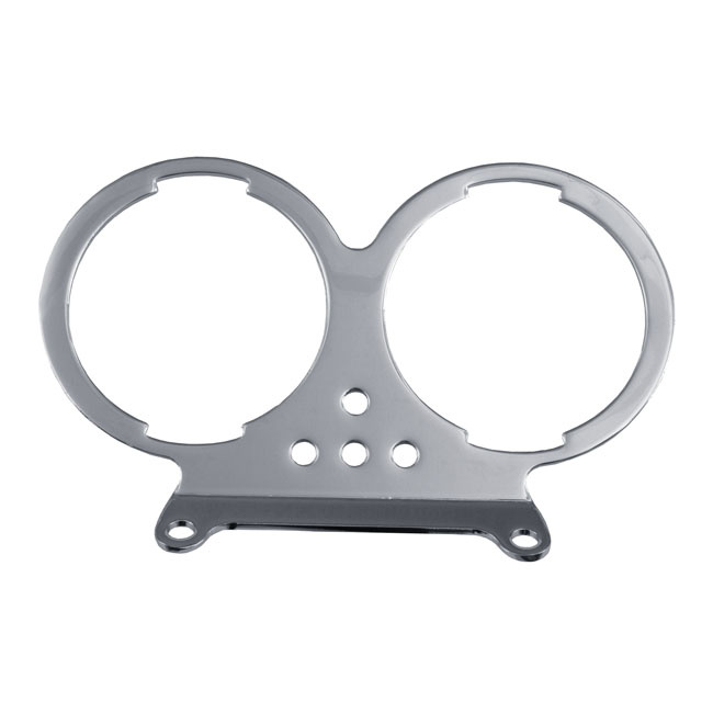 Mounting Bracket, Speedo & Tachometer. Chrome 86-91 Xl, Fxr, Fx. Model