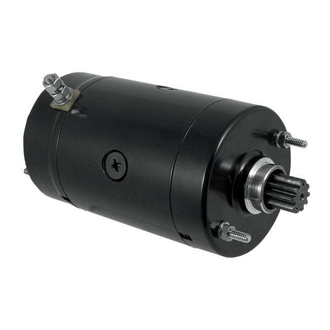 Starter Motor, Hitachi Style. Black 74-E76 Xl, 82-84 Fl, 74-88 Fx, 84-