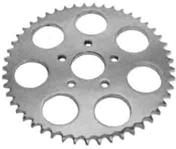 Bakdrev 49 tänder, XL 82-86, plant, kromat (B/T 73-85/XL 79-81)