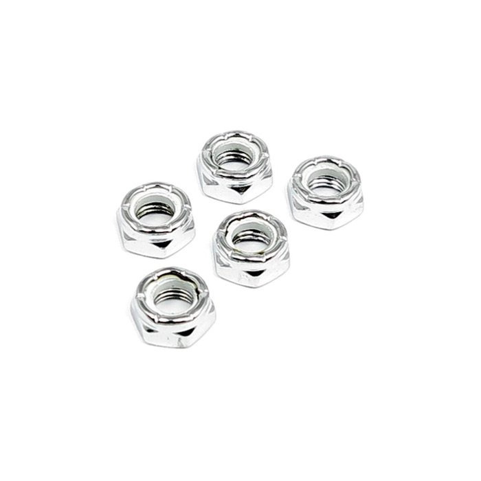 Jam lock nut chrome, 5/16-24