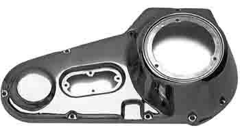Outer primary cover Softail/Dyna 94-up 3-holes derby, chorme, w/screw