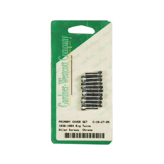 Screw, steel primary, chrome (10pcs needed)