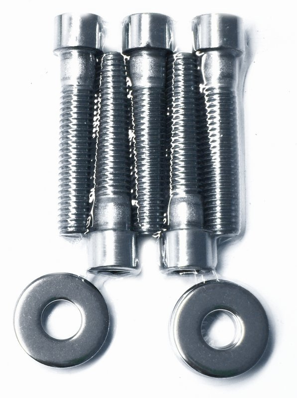 Bultsats beltdrev Softail 00-upp/Dyna 00-05  gjutna/ekerhjul, rostfri