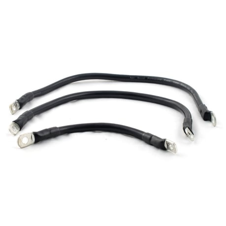 All Balls, battery cable kit. Black. 12, 16, 16 82-88 FXR (NU) Contain