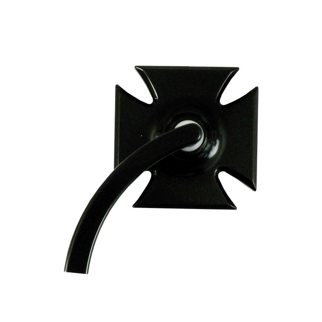K-Tech Maltese Cross Mirror 87-06 Softail, 87-06 Flt, 9
