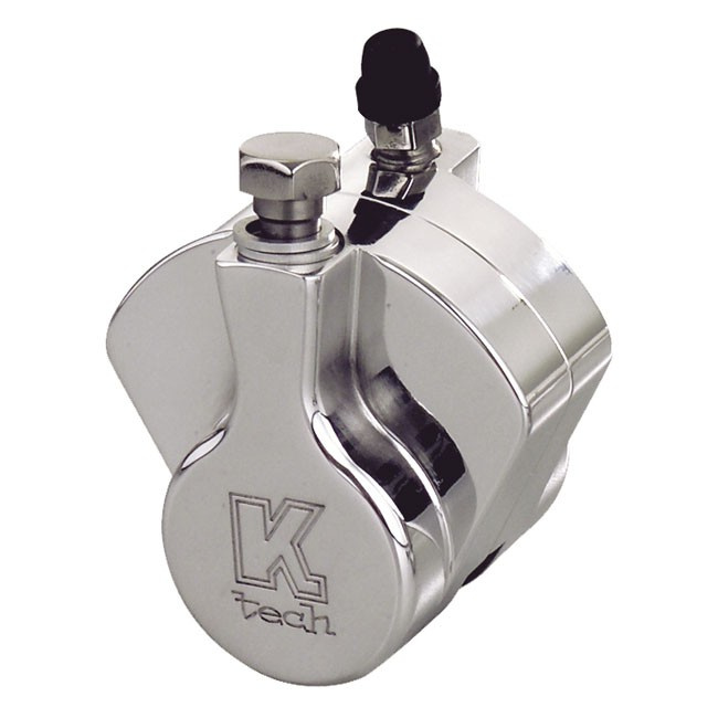 K-Tech 2-Piston Brake Caliper. Polished Custom Applicat