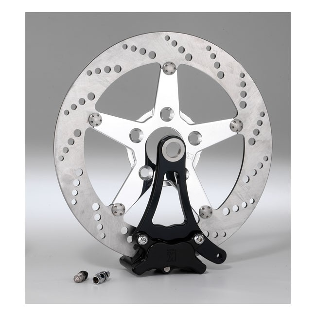 K-Tech Rear Caliper & Bracket  Black, 11.5 Inch, Order