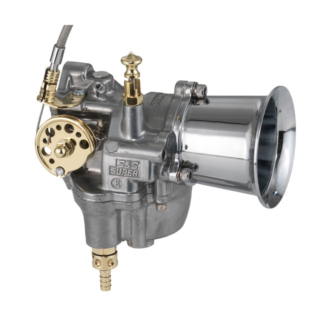 Kustom-Tech, Brass Throttle Accent S&S E/G Carb S&S Super E/G With Sin