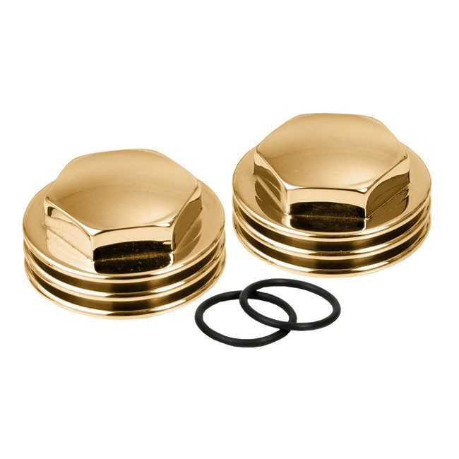 K-Tech, Knuckle Rocker Nuts. Finned, Polished Brass 36-