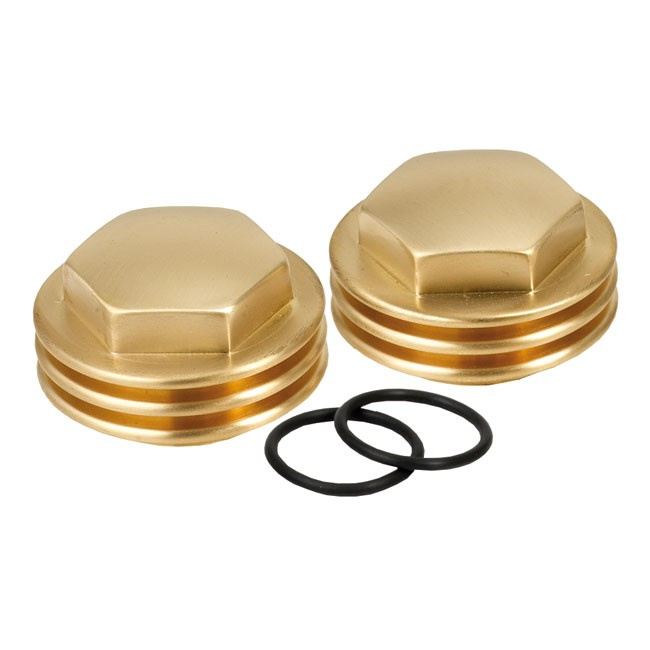K-Tech, Knuckle Rocker Nuts. Finned, Satin Brass 36-47