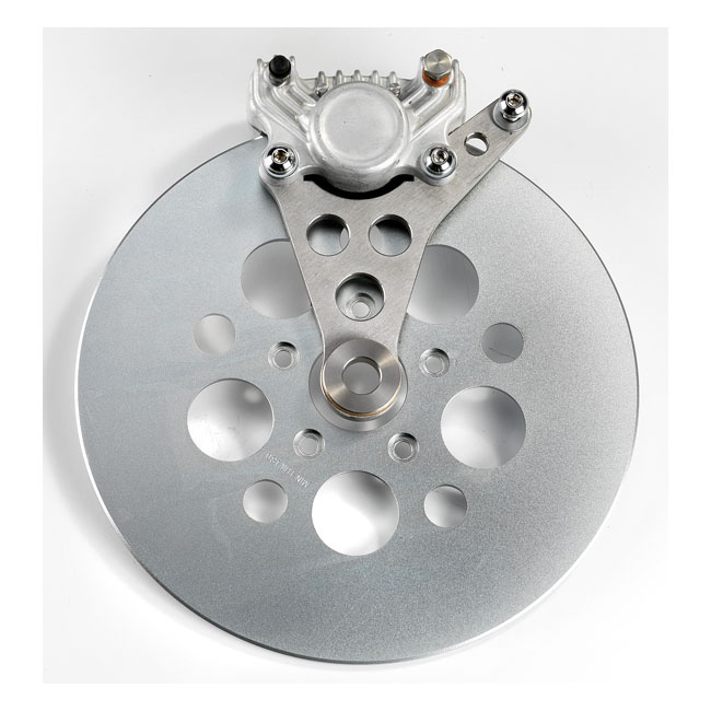 K-Tech Super Freni Front Caliper Bracket. Raw H-D Sprin