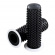 K-Tech, Kustom Rubber Grips. Black With White Flange 74-21 H-D (Excl.