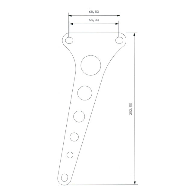 K-Tech Anchor Bracket For Showa Frontend  Polshed Stain