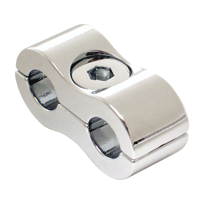 Motion Pro, Throttle / Idle Cable Clamp. Chrome, 7Mm 7Mm O.D. Throttle