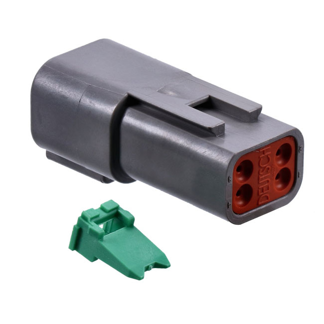 Namz, Deutsch Connectors. Gray, Receptable, 4-Pins Universal