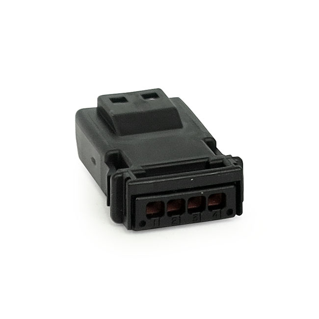 Namz, Deutsch Mx-1900 Connector. Black, Receptable, 4-Pins 11-22 Softa